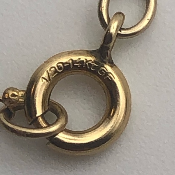 VTG Murano Millefiori Gold Tone 925 Pendant w 1/20 14k Gold Fill Chain 19” & 2” - Picture 7 of 12